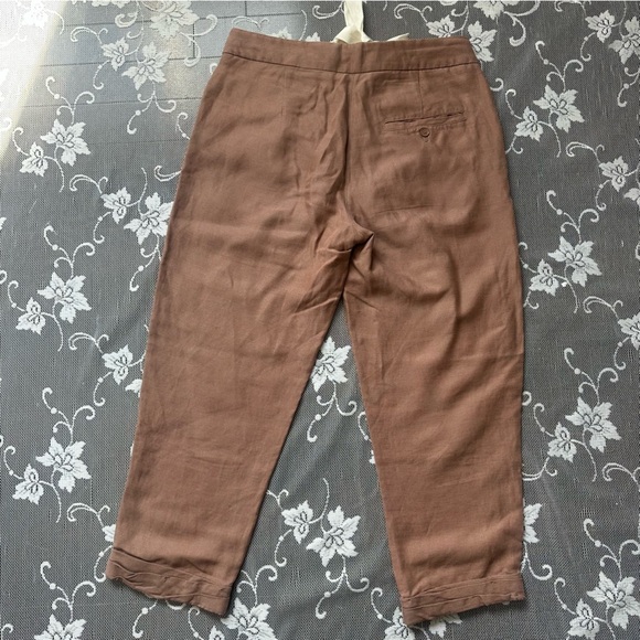 Aritzia Wilfred Linen Blend Allant Pant in
Nutmeg Sz 00 - Picture 4 of 10